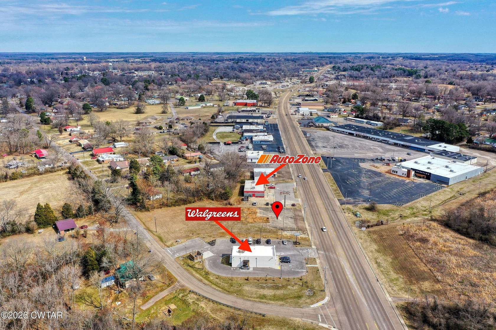 1.23 Acres of Commercial Land for Sale in McKenzie, Tennessee