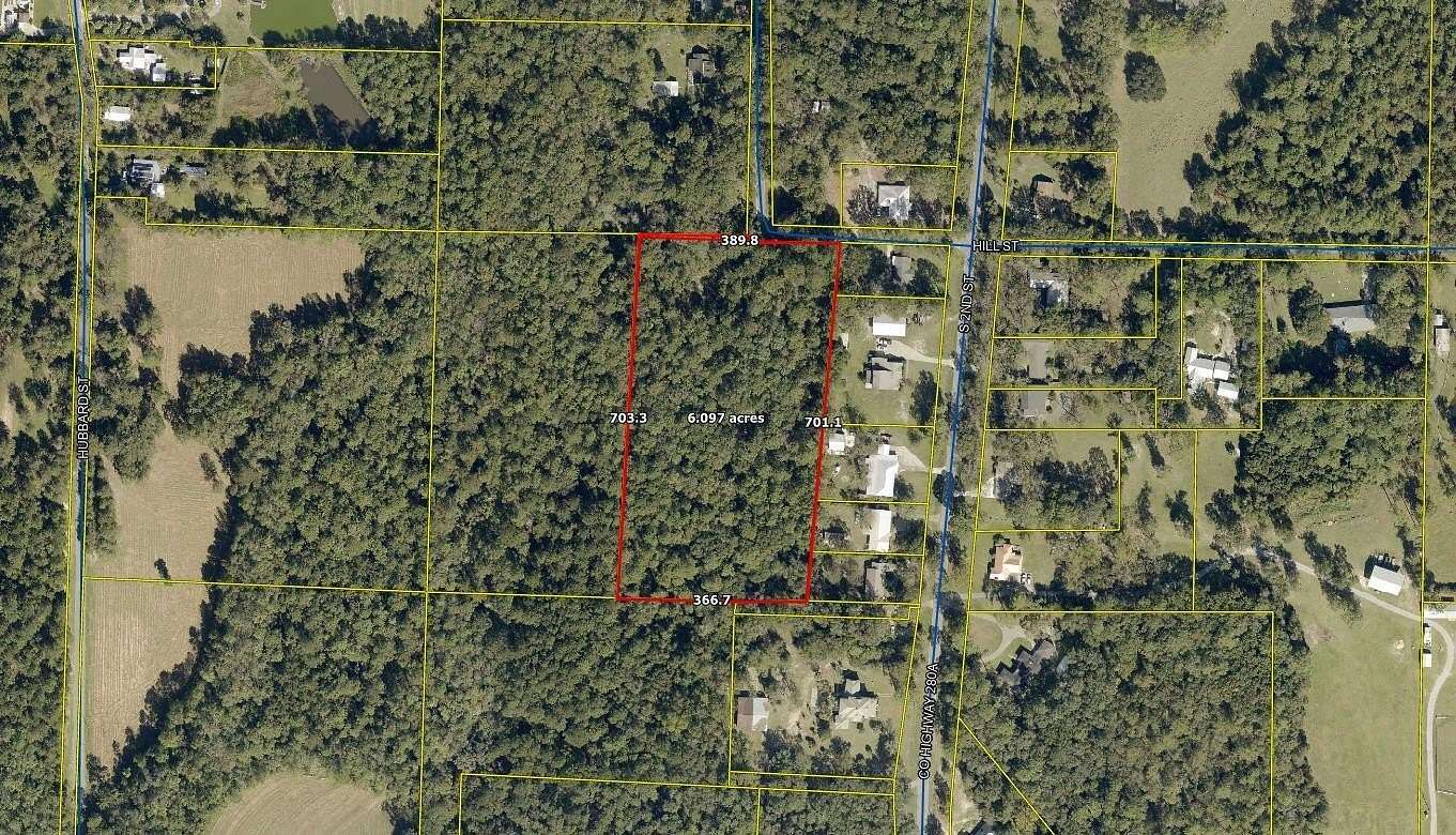 6.13 Acres of Residential Land for Sale in DeFuniak Springs, Florida