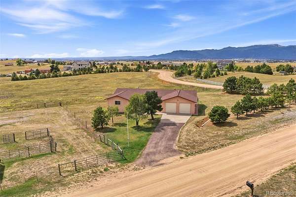 5.77 Acres of Land with Home for Sale in Colorado Springs, Colorado
