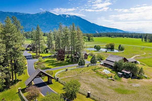 19.7 Acres of Land with Home for Sale in Columbia Falls, Montana