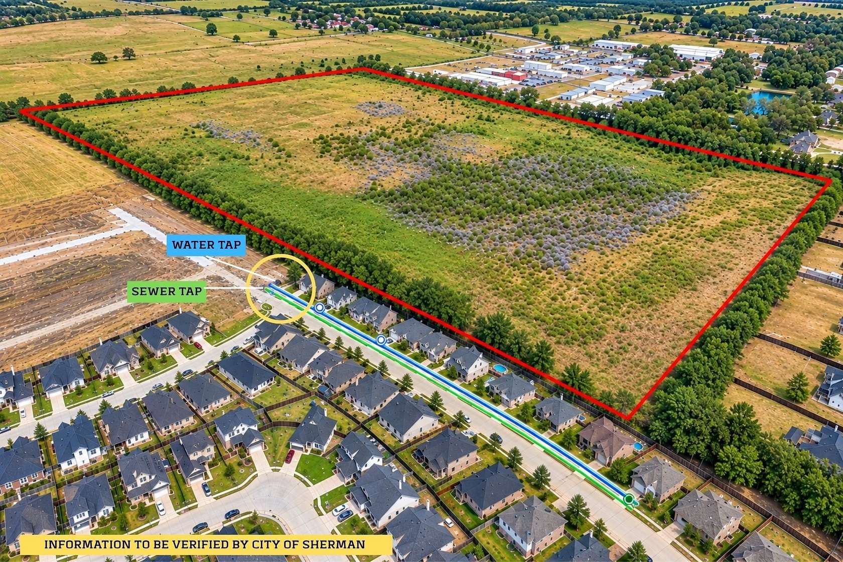 68.6 Acres of Land for Sale in Sherman, Texas