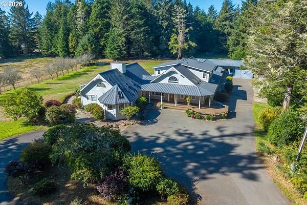 12.9 Acres of Land with Home for Sale in Bandon, Oregon