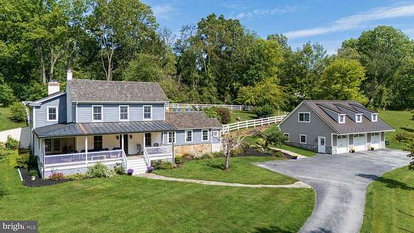 4 Acres of Land with Home for Sale in Glenmoore, Pennsylvania