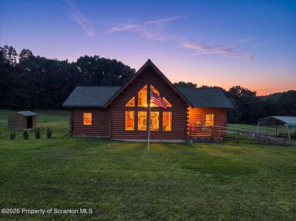 23.5 Acres of Recreational Land with Home for Sale in Forkston, Pennsylvania