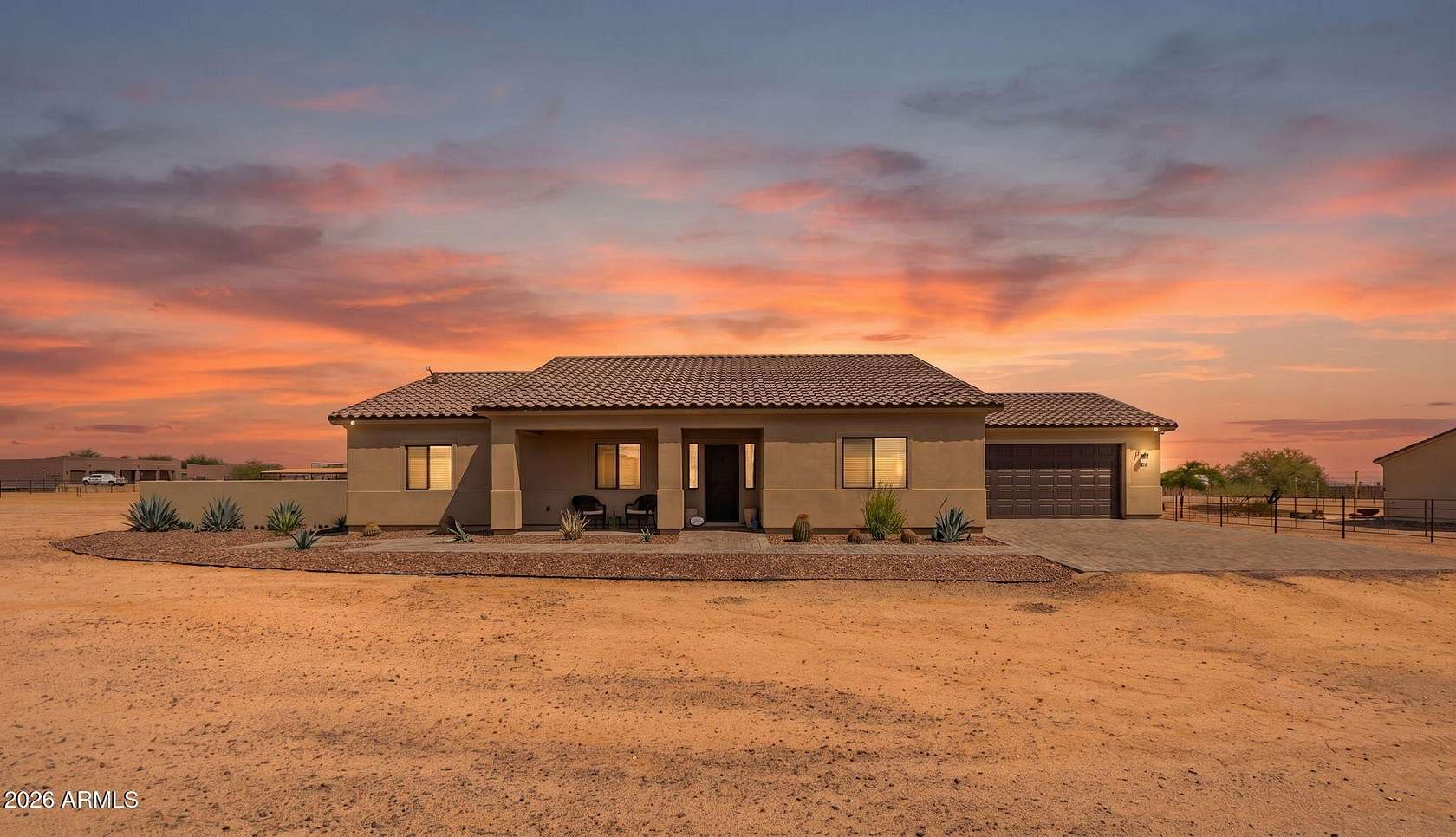 3 Acres of Land with Home for Sale in Wittmann, Arizona