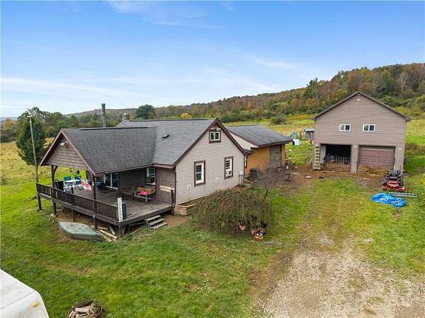 82.1 Acres of Recreational Land with Home for Sale in Angelica, New York
