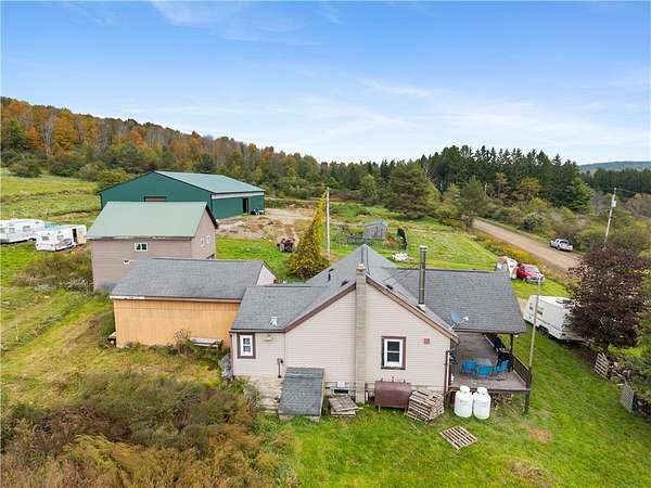 82.1 Acres of Recreational Land with Home for Sale in Angelica, New York