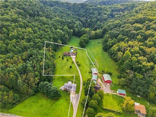2.8 Acres of Land with Home for Sale in Dennison, Ohio