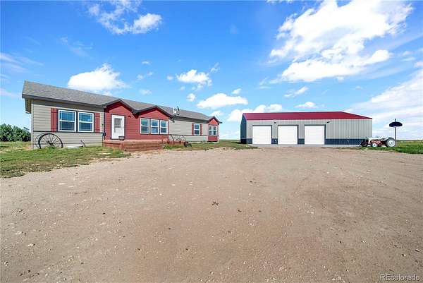 40 Acres of Land with Home for Sale in Akron, Colorado