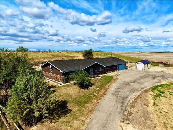 6 Acres of Land with Home for Sale in Shelby, Montana
