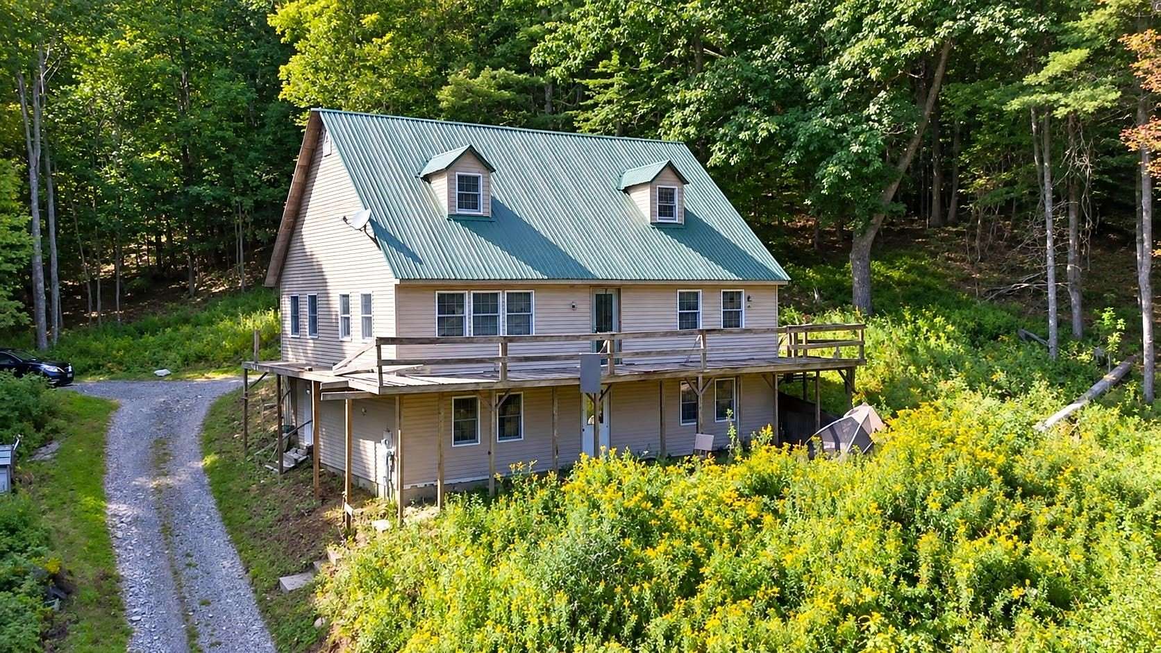 23.1 Acres of Recreational Land with Home for Sale in Shaftsbury, Vermont
