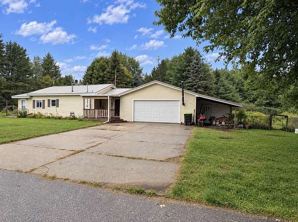 18.9 Acres of Land with Home for Sale in Rhodes, Michigan