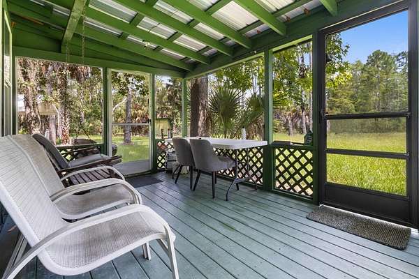 26 Acres of Recreational Land with Home for Sale in Horseshoe Beach, Florida