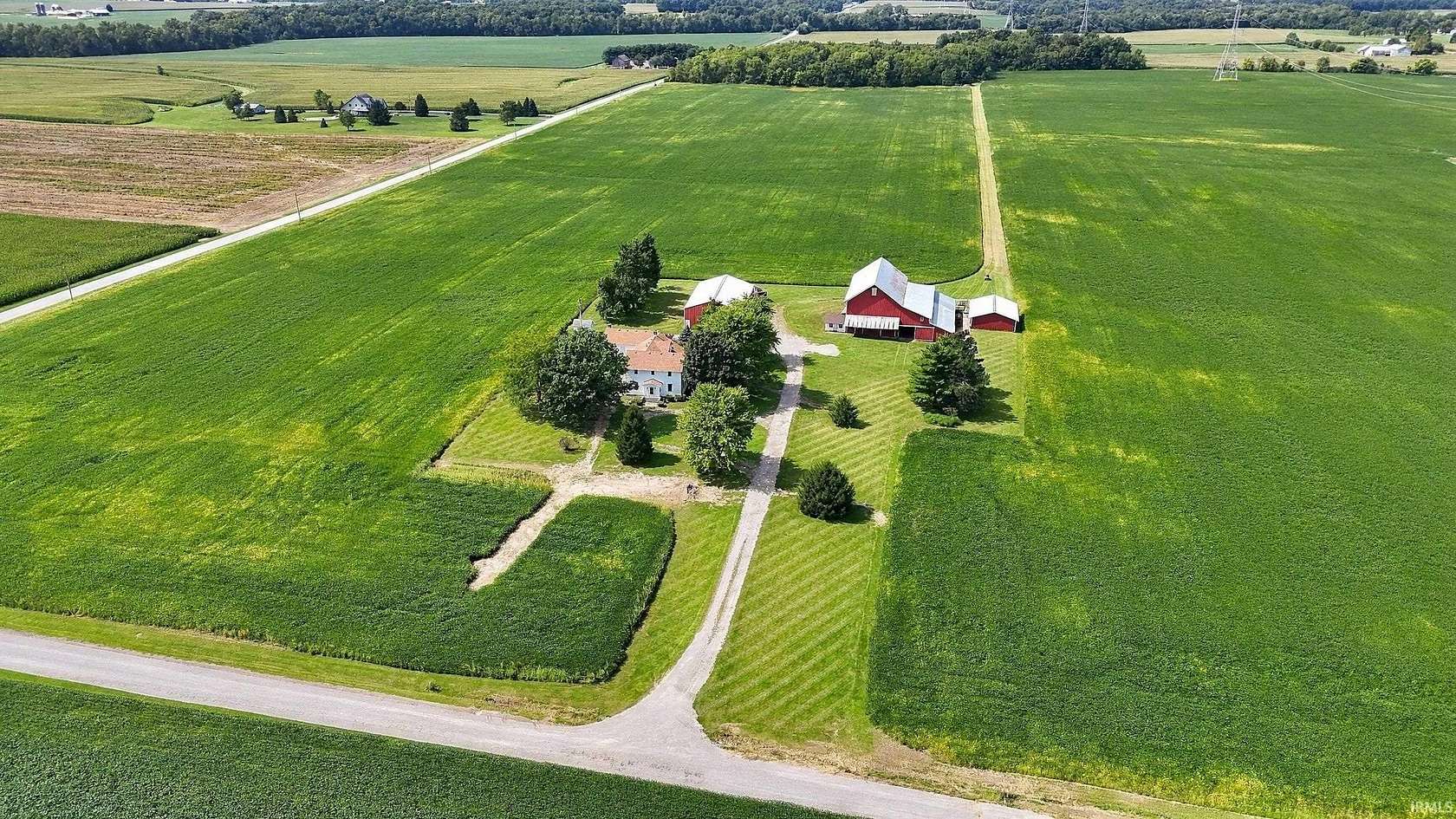 19 Acres of Land with Home for Sale in Decatur, Indiana