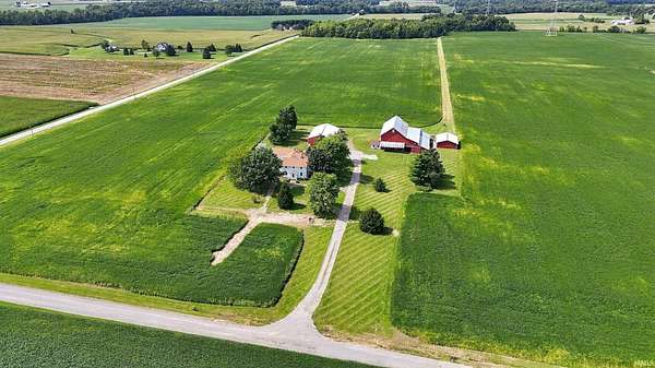 19 Acres of Land with Home for Sale in Decatur, Indiana
