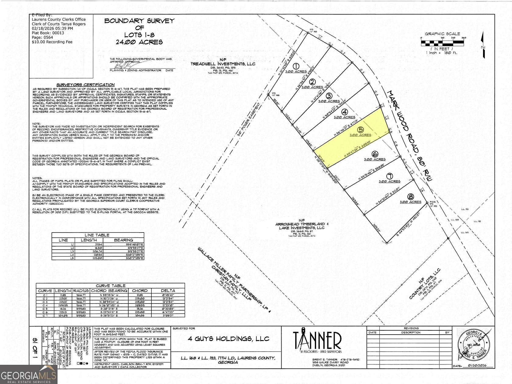3 Acres of Residential Land for Sale in Dexter, Georgia