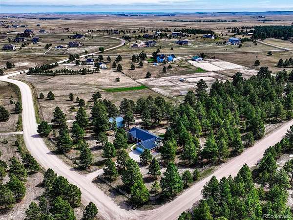 5 Acres of Land with Home for Sale in Elizabeth, Colorado