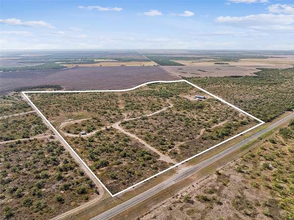 43.8 Acres of Recreational Land with Home for Sale in Talpa, Texas