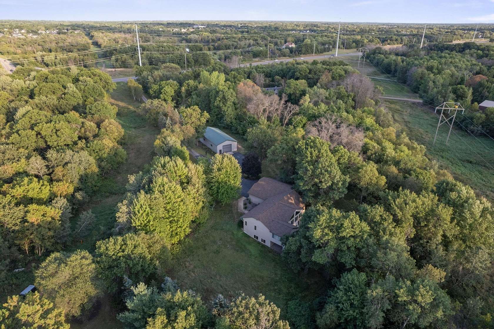 8.88 Acres of Land with Home for Sale in Andover, Minnesota
