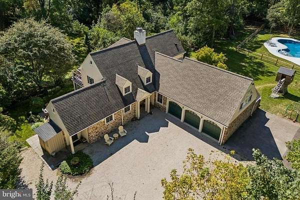 3.47 Acres of Land with Home for Sale in Flourtown, Pennsylvania