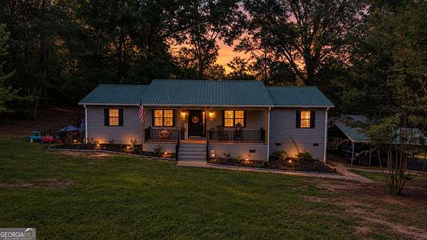 25 Acres of Recreational Land with Home for Sale in Concord, Georgia