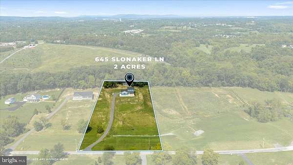 2 Acres of Land with Home for Sale in Martinsburg, West Virginia