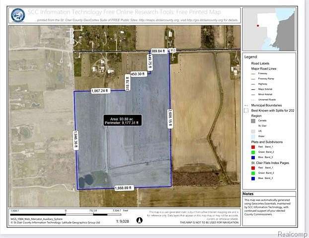 94 Acres of Agricultural Land for Sale in Allenton, Michigan
