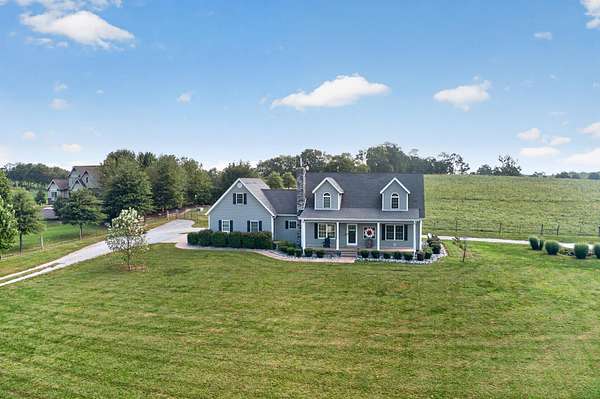 9.56 Acres of Land with Home for Sale in Danville, Kentucky