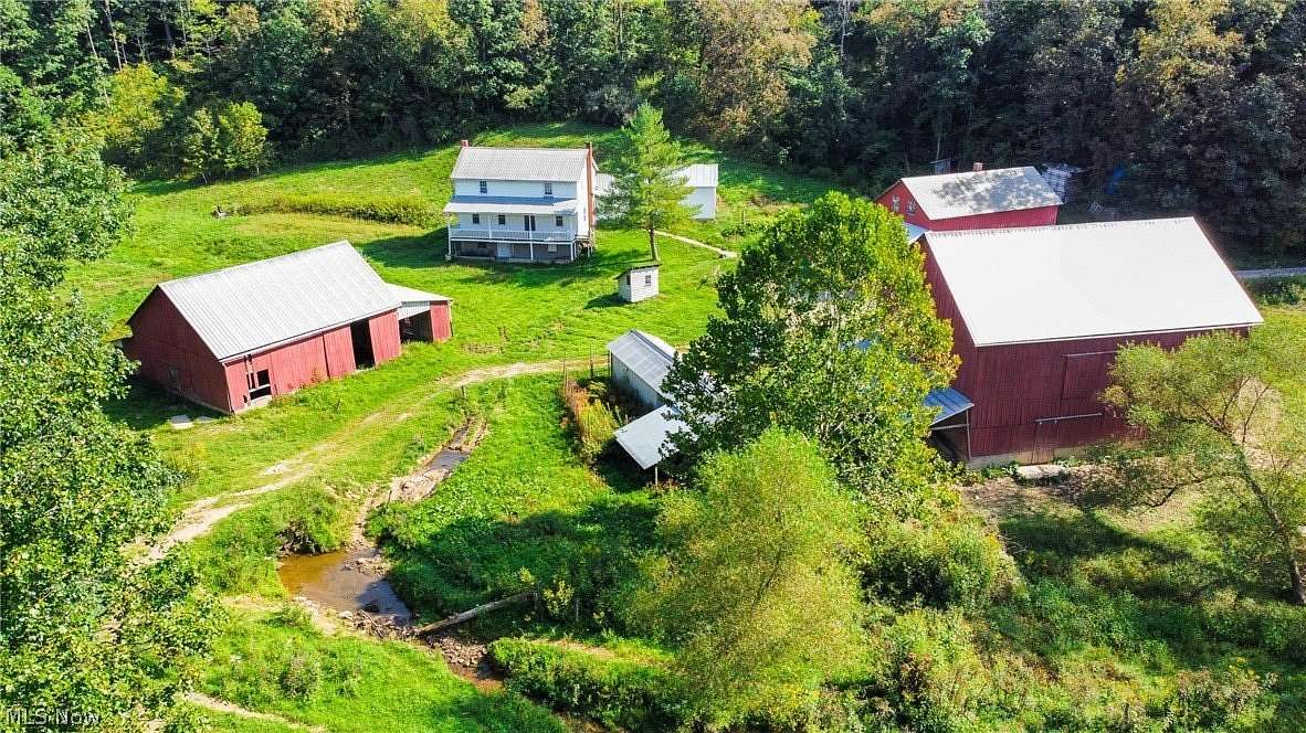 60 Acres of Land with Home for Sale in Barnesville, Ohio