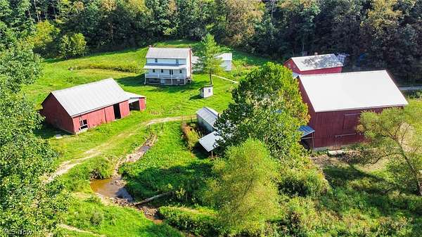 60 Acres of Land with Home for Sale in Barnesville, Ohio
