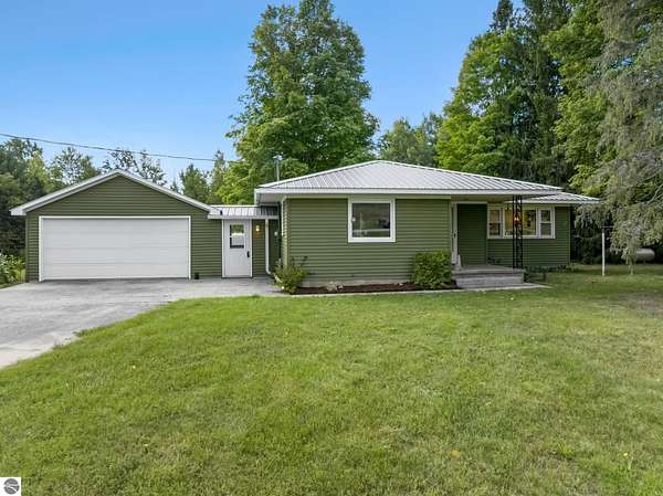 6.12 Acres of Land with Home for Sale in Beulah, Michigan