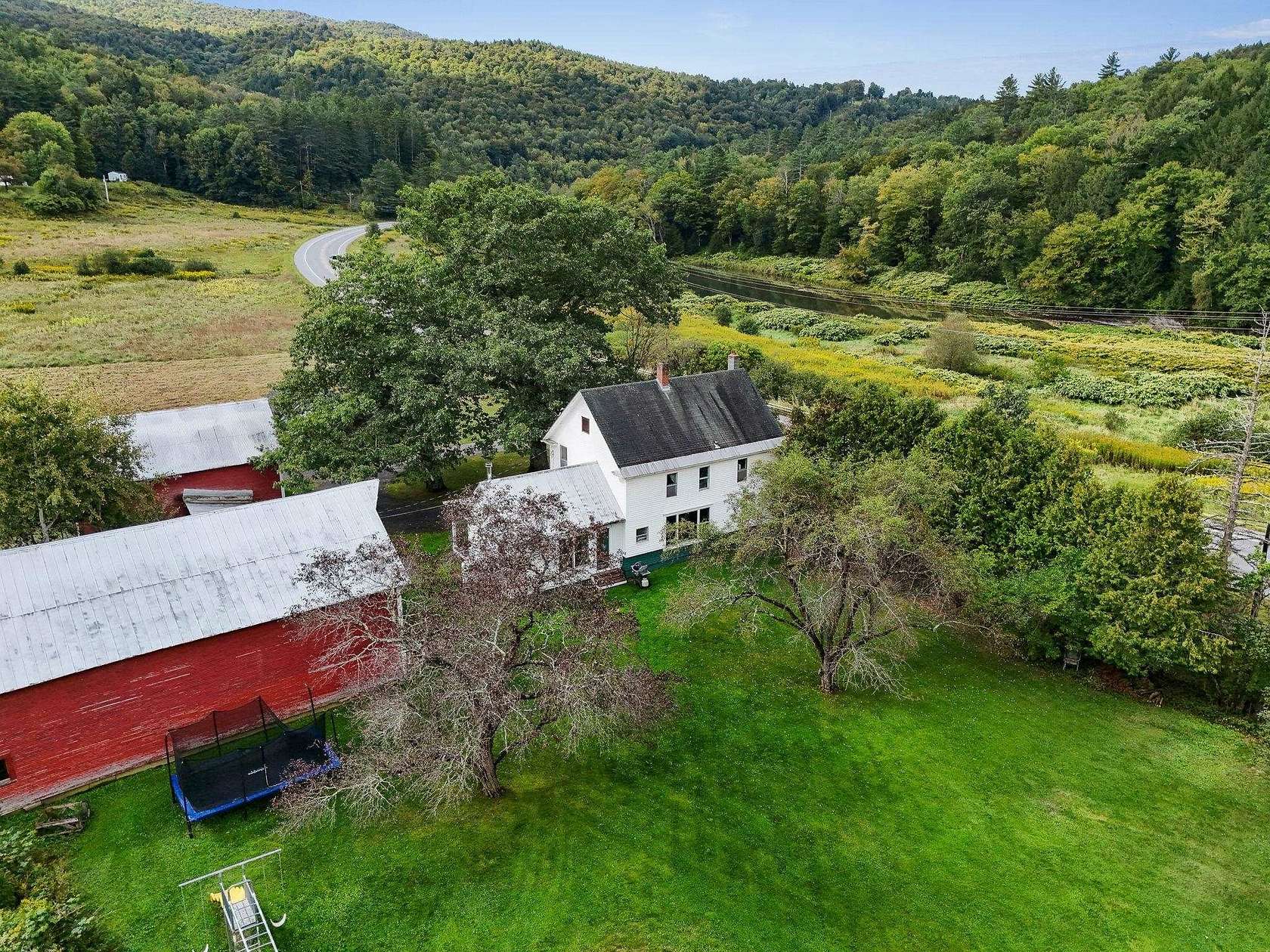 100 Acres of Land with Home for Sale in Moretown, Vermont