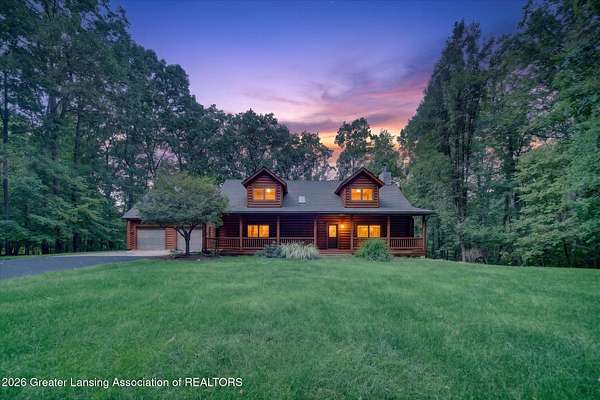 7.5 Acres of Land with Home for Sale in Byron, Michigan