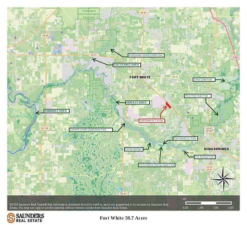 58.7 Acres of Land for Sale in Fort White, Florida