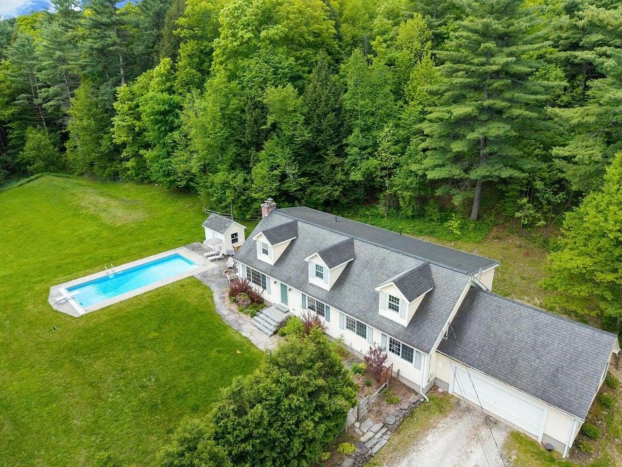 7.1 Acres of Land with Home for Sale in Charlotte, Vermont