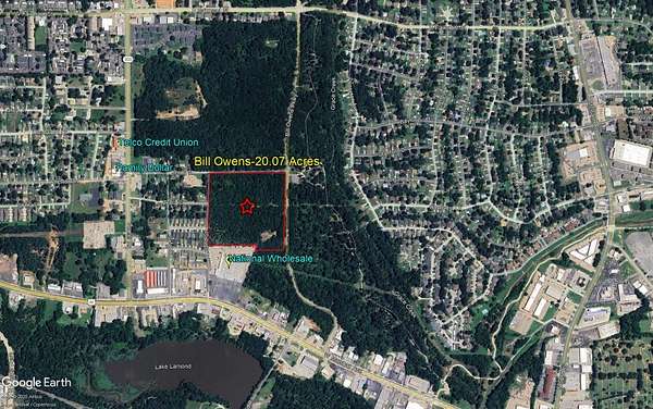 20 Acres of Recreational Land for Sale in Longview, Texas