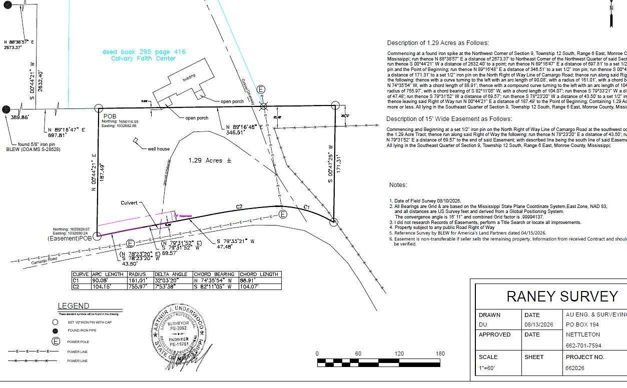 1.29 Acres of Land for Sale in Tupelo, Mississippi