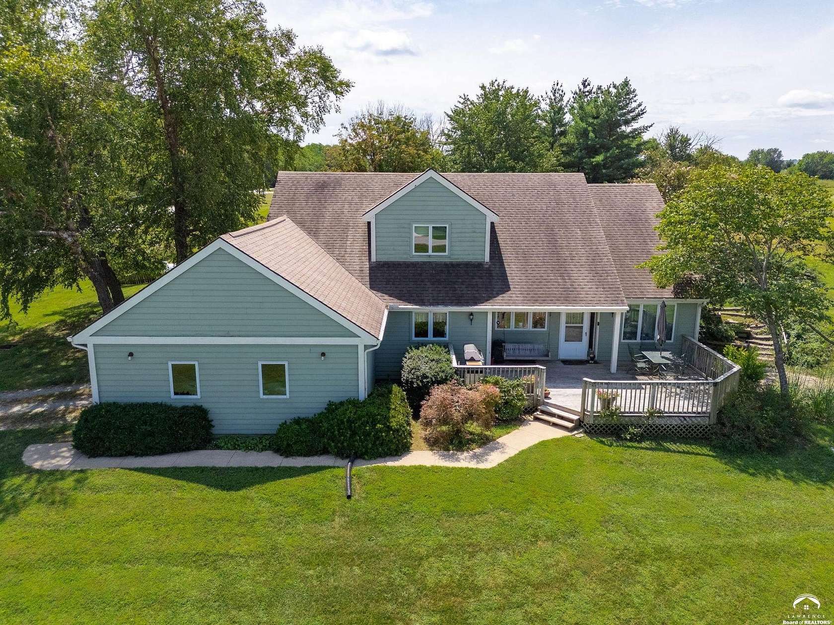 4.6 Acres of Land with Home for Sale in Lawrence, Kansas