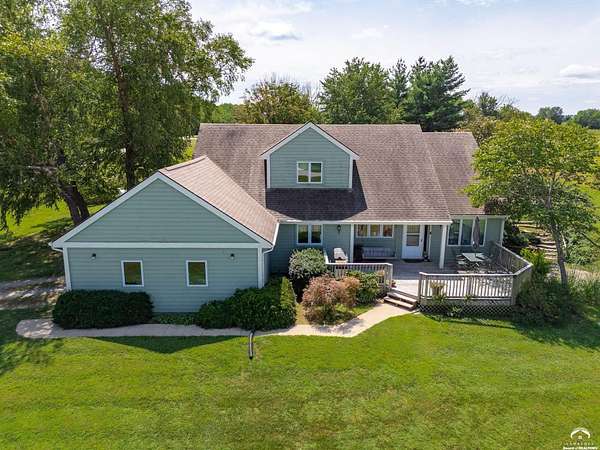 4.6 Acres of Land with Home for Sale in Lawrence, Kansas