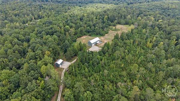 55 Acres of Recreational Land with Home for Sale in Lexington, Georgia