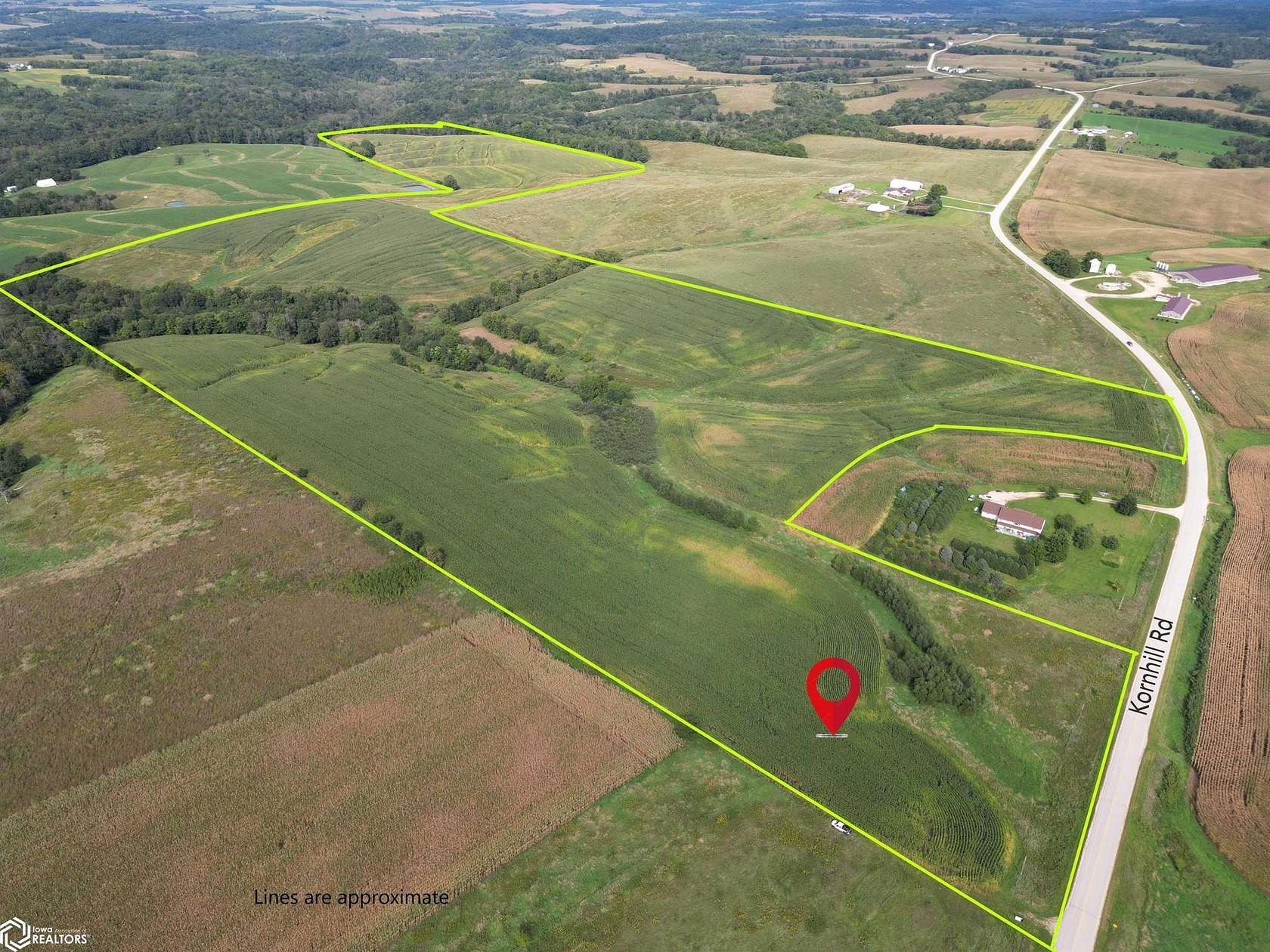 126 Acres of Land for Sale in Wadena, Iowa