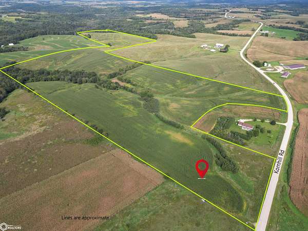 126 Acres of Land for Sale in Wadena, Iowa