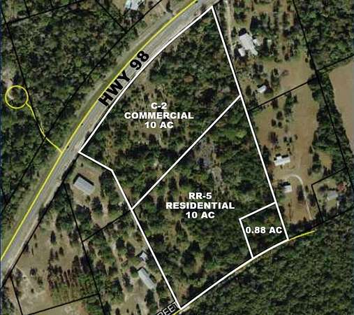 20.9 Acres of Land for Sale in Crawfordville, Florida