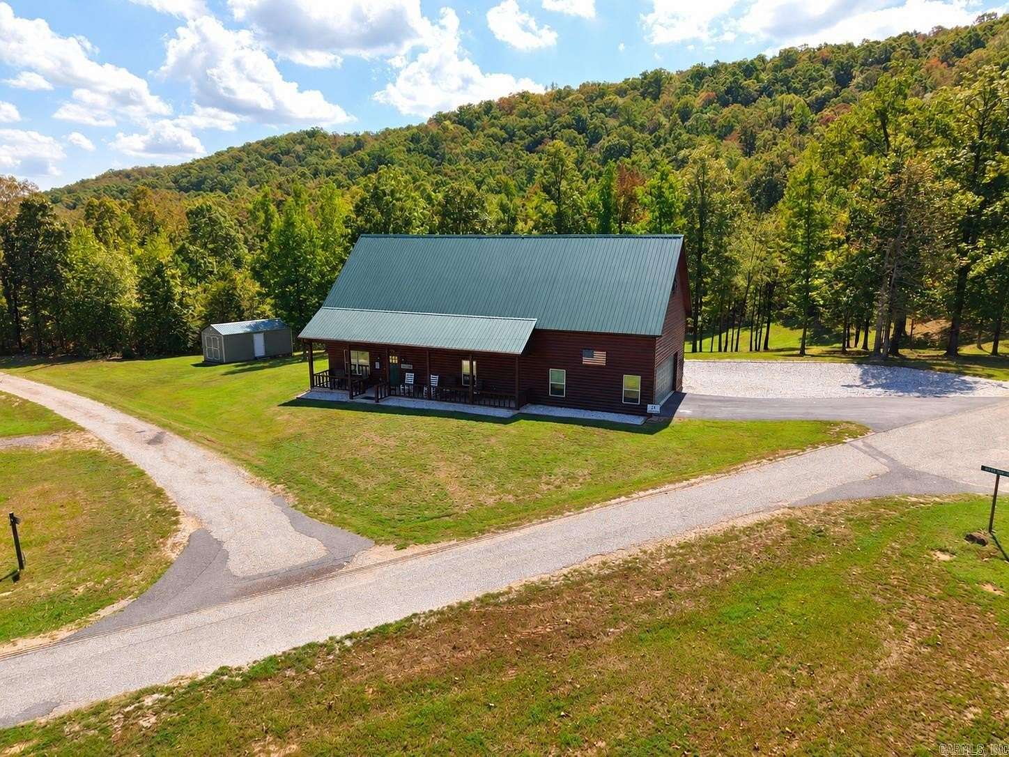 9.3 Acres of Land with Home for Sale in Glenwood, Arkansas