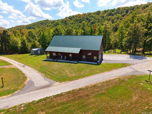 9.3 Acres of Land with Home for Sale in Glenwood, Arkansas