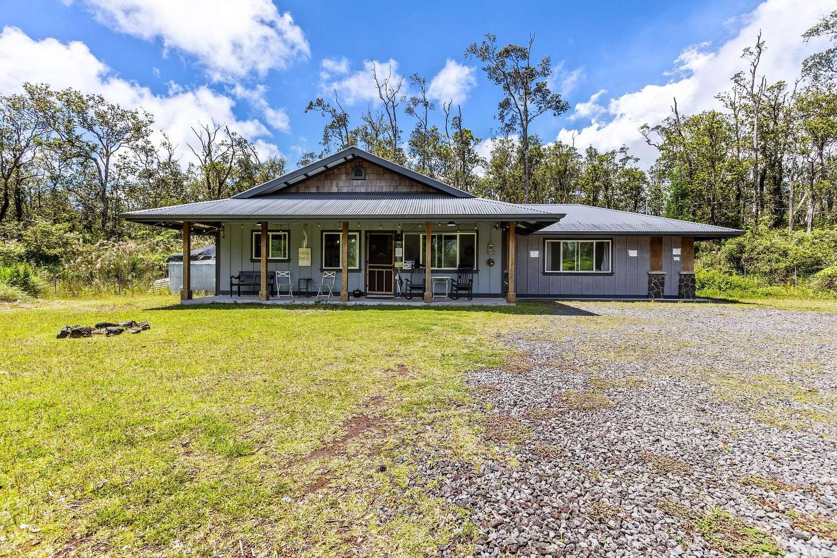 3 Acres of Land with Home for Sale in Volcano, Hawaii