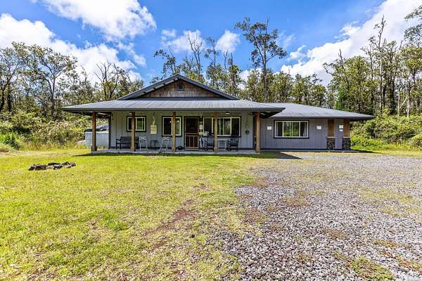3 Acres of Land with Home for Sale in Volcano, Hawaii