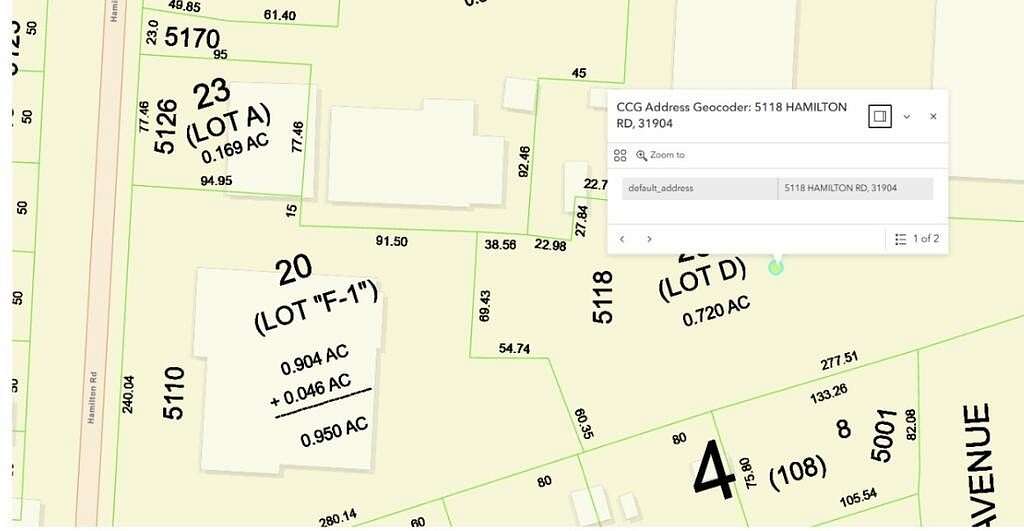 0.72 Acres of Land for Sale in Columbus, Georgia
