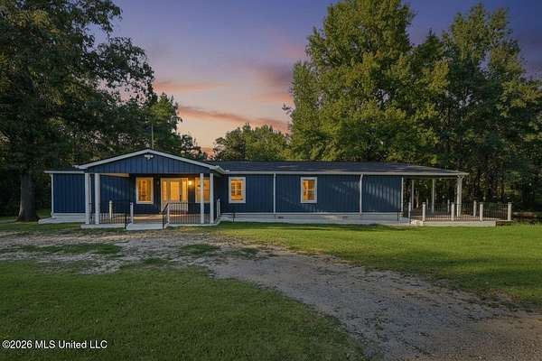 14.7 Acres of Land with Home for Sale in Red Banks, Mississippi