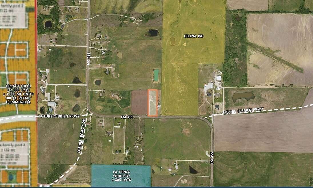 2 Acres of Mixed-Use Land for Sale in Celina, Texas